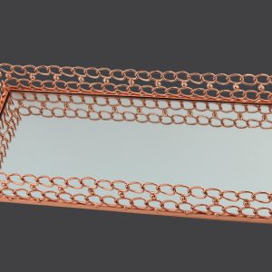 ΔΙΣΚΟΣ ΜΕΤΑΛΛΙΚΟΣ ROZ-GOLD NA263690 42*30cm